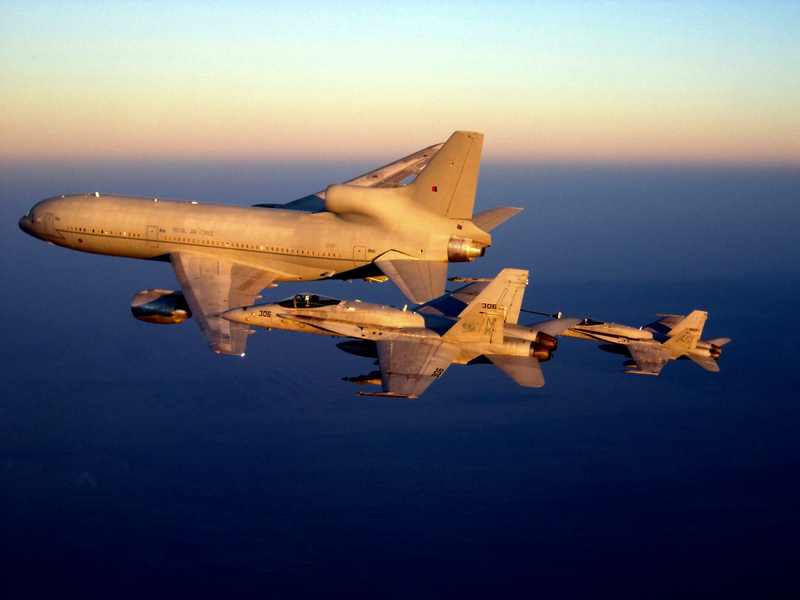 Lockheed TriStar tanker of the Royal Air Force